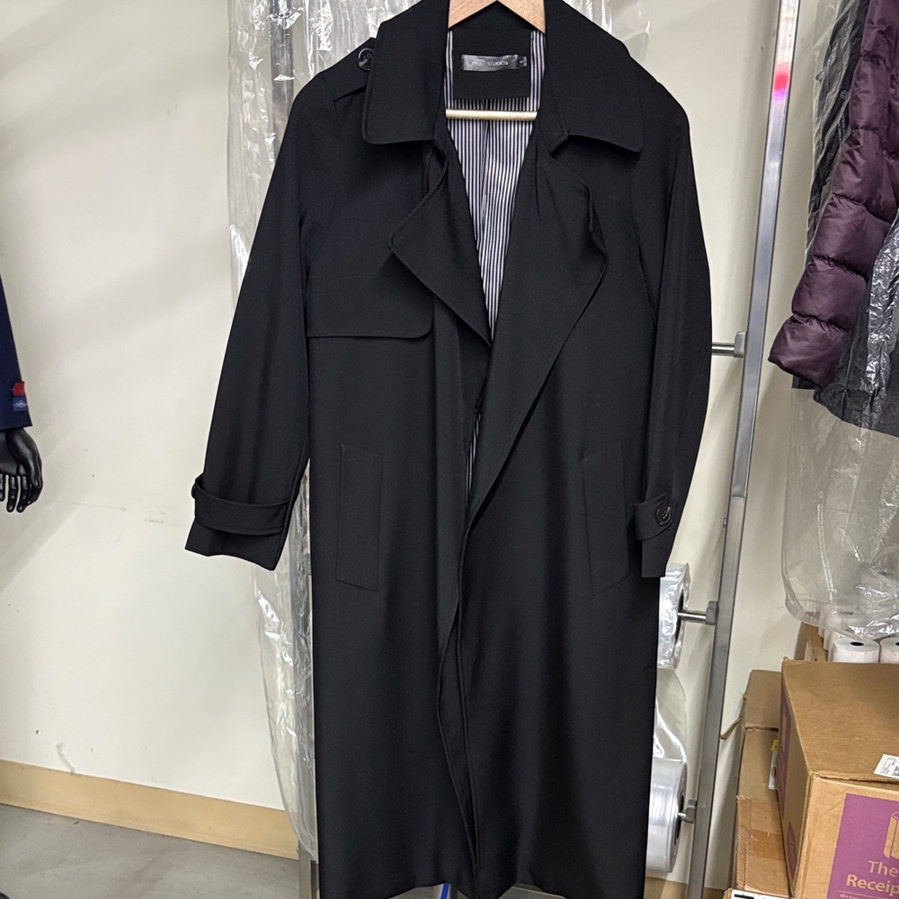 Acne Classic Black Trench Coat